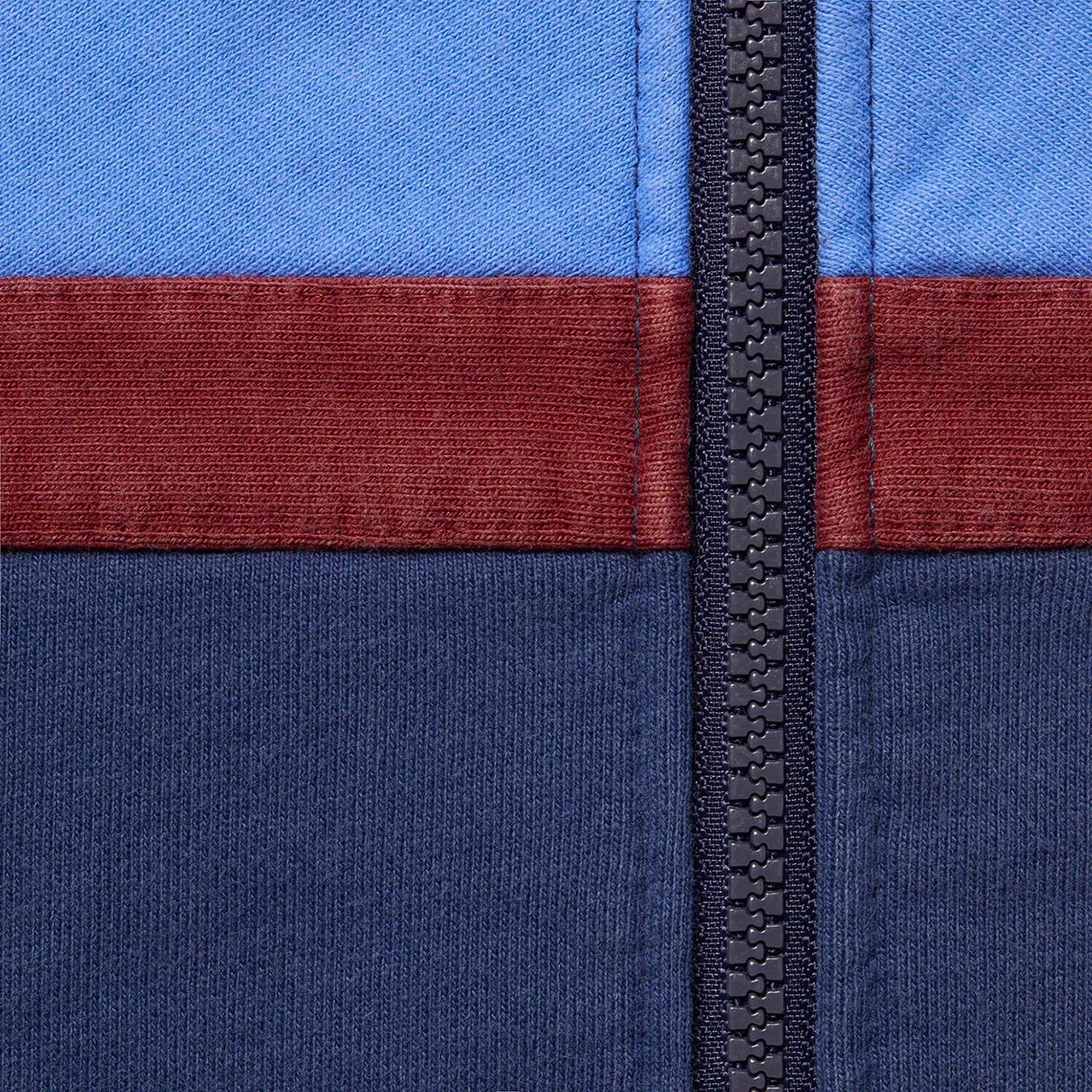 Big Logo Paneled Zip Up Hooded Sweatshirt view 2
